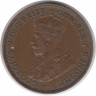 Монета. Джерси. 1/24 шиллинга 1933 год.