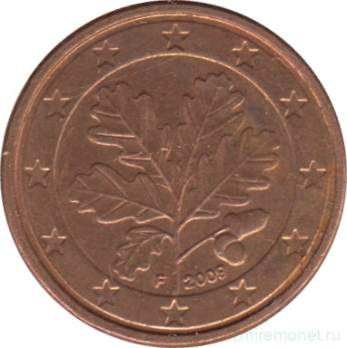 Монета. Германия. 1 цент 2009 год. (F).