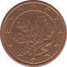 Монета. Германия. 1 цент 2009 год. (F). ав.