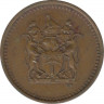 Монета. Родезия. 1 цент 1975 год. рев.