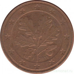 Монета. Германия. 5 центов 2011 год (F).