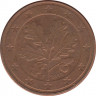 Монета. Германия. 5 центов 2011 год (F). ав.