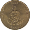 Монета. Вануату. 2 вату 1983 год. ав.