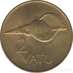 Монета. Вануату. 2 вату 1983 год.