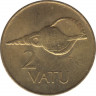 Монета. Вануату. 2 вату 1983 год. рев.