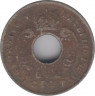 Монета. Британская Восточная Африка и Уганда. 1 цент 1913 год. рев.