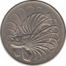 Монета. Сингапур. 50 центов 1969 год. рев.