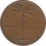 Монета. Доминиканская республика. 1 сентаво 1952 год. ав.