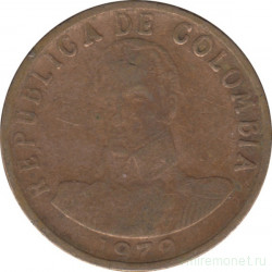 Монета. Колумбия. 2 песо 1979 год.