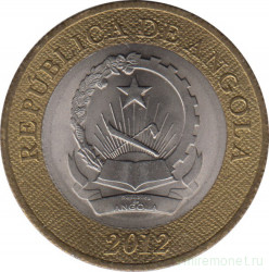 Монета. Ангола. 5 кванз 2012 год.