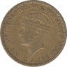 Монета. Британская Западная Африка. 6 пенсов 1942 год. рев.