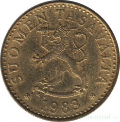 Монета. Финляндия. 20 пенни 1983 год (K).