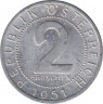 Монета. Австрия. 2 гроша 1951 год. ав.