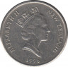 Монета. Новая Зеландия. 5 центов 1996 год. ав.