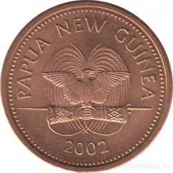 Монета. Папуа - Новая Гвинея. 2 тойя 2002 год.