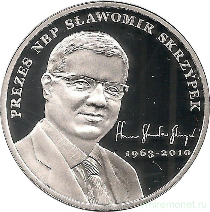 Монета. Польша. 10 злотых 2011 год. Смоленск - памяти жертв 10.04.2010. Славомир Скшипек. 