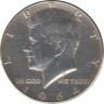 Монета. США. 50 центов 1964 год. ав.
