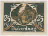 Бона. Нотгельд. Германия. Город Бойценбург. 25 пфеннигов 1922 год. Вариант 134.1.а.2. рев.