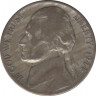Монета. США. 5 центов 1944 год. Монетный двор P. ав.