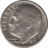 Монета. США. 10 центов 1973 год. Монетный двор D. ав.