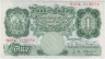 Банкнота. Великобритания. 1 фунт стерлингов 1948 - 1960 года. Тип 369c. ав.