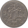 Монета. Барбадос. 10 центов 1980 год. рев.