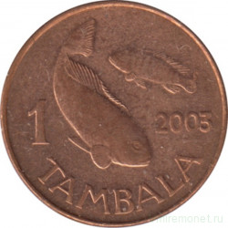 Монета. Малави. 1 тамбала 2003 год.