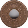 Монета. Британская Восточная Африка. 1 цент 1962 год. (H). рев.