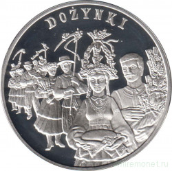 Монета. Польша. 20 злотых 2004 год. Праздник урожая.