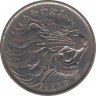 Монета. Эфиопия. 50 сантимов 2004 год. ав.