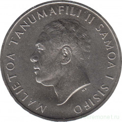 Монета. Самоа. 1 тала 1967 год.