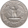 Монета. США. 25 центов 1957 год. Монетный двор D. рев.