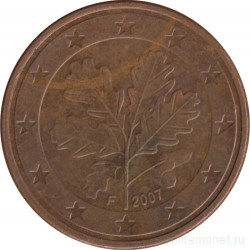 Монета. Германия. 5 центов 2007 год (F).