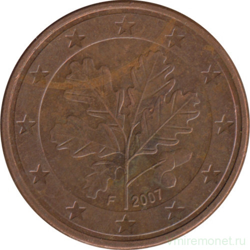 Монета. Германия. 5 центов 2007 год (F).