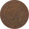 Монета. Германия. 5 центов 2007 год (F). ав.
