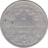 Монета. Южно-Африканская Республика (Трансвааль). 1 шиллинг 1896 год. ав.