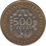 Монета. Западноафриканский экономический и валютный союз (ВСЕАО). 500 франков 2003 год. ав.