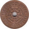 Монета. Южная Родезия. 1/2 пенни 1954 год. рев.