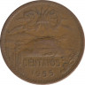 Монета. Мексика. 20 сентаво 1955 год. ав.