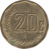 Монета. Мексика. 20 сентаво 2000 год. ав.
