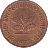  Монета. ФРГ. 2 пфеннига 1978 год. Монетный двор - Карлсруэ (G). ав.