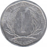 Монета. Восточные Карибские государства. 1 цент 2002 год. ав.