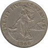 Монета. Филиппины. 25 сентаво 1966 год. ав.
