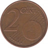 Монета. Бельгия. 2 цента 2010 год. рев.
