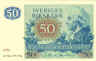 Банкнота. Швеция. 50 крон 1986 год. Тип 53d.