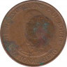 Монета. Ямайка. 10 центов 1995 год. рев.