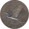 Монета. Новая Зеландия. 1 доллар 1974 год. День Вайтанги (День Новой Зеландии). ав.