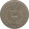 Монета. Гватемала. 25 сентаво 1998 год. ав.