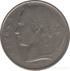 Монета. Бельгия. 5 франков 1964 год. BELGIQUE.