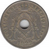 Монета. Бельгия. 25 сантимов 1922 год. BELGIQUE. ав.